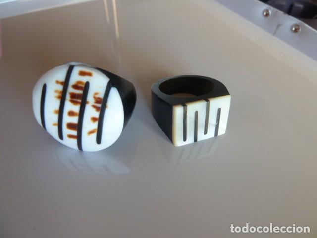 Artesan&iacute;a: Lote anillos nacarado - Foto 2