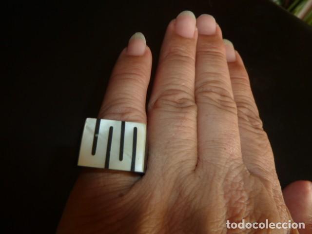 Artesan&iacute;a: Lote anillos nacarado - Foto 5