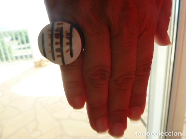 Artesan&iacute;a: Lote anillos nacarado - Foto 6