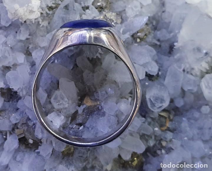 Artesan&iacute;a: Anillo Lapisl&aacute;zuli y plata 925 - Foto 4
