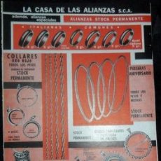 Artesanía: LA CASA DE LAS ALIANZAS COLLAR PULSERA PULICIDAD 1971 ANILLO. Lote 340037043