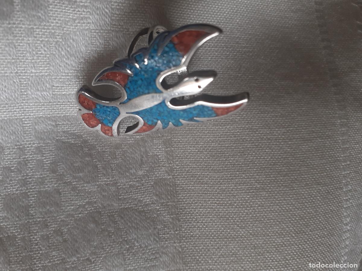 Artesan&iacute;a: Anillo Navajo plata e incrustaciones - Foto 3