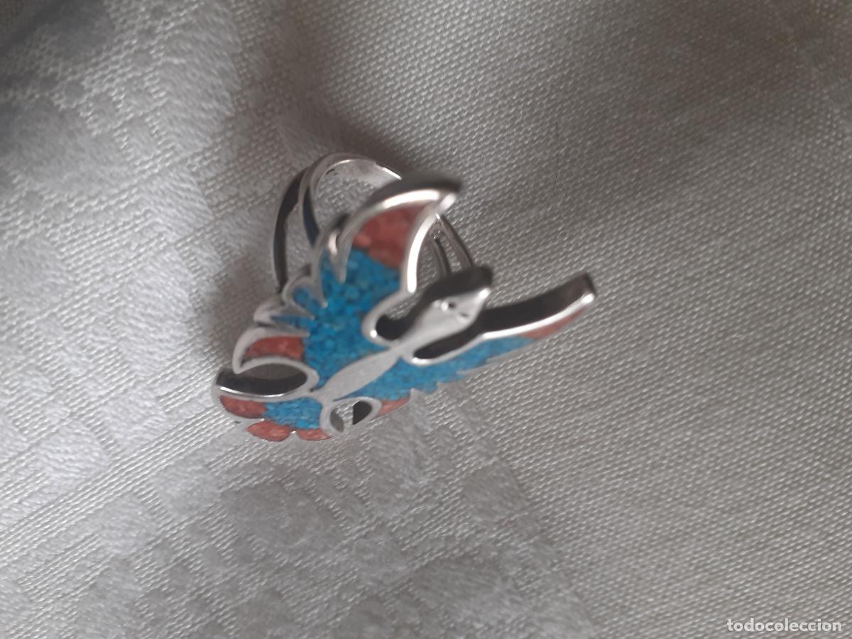 Artesan&iacute;a: Anillo Navajo plata e incrustaciones - Foto 5