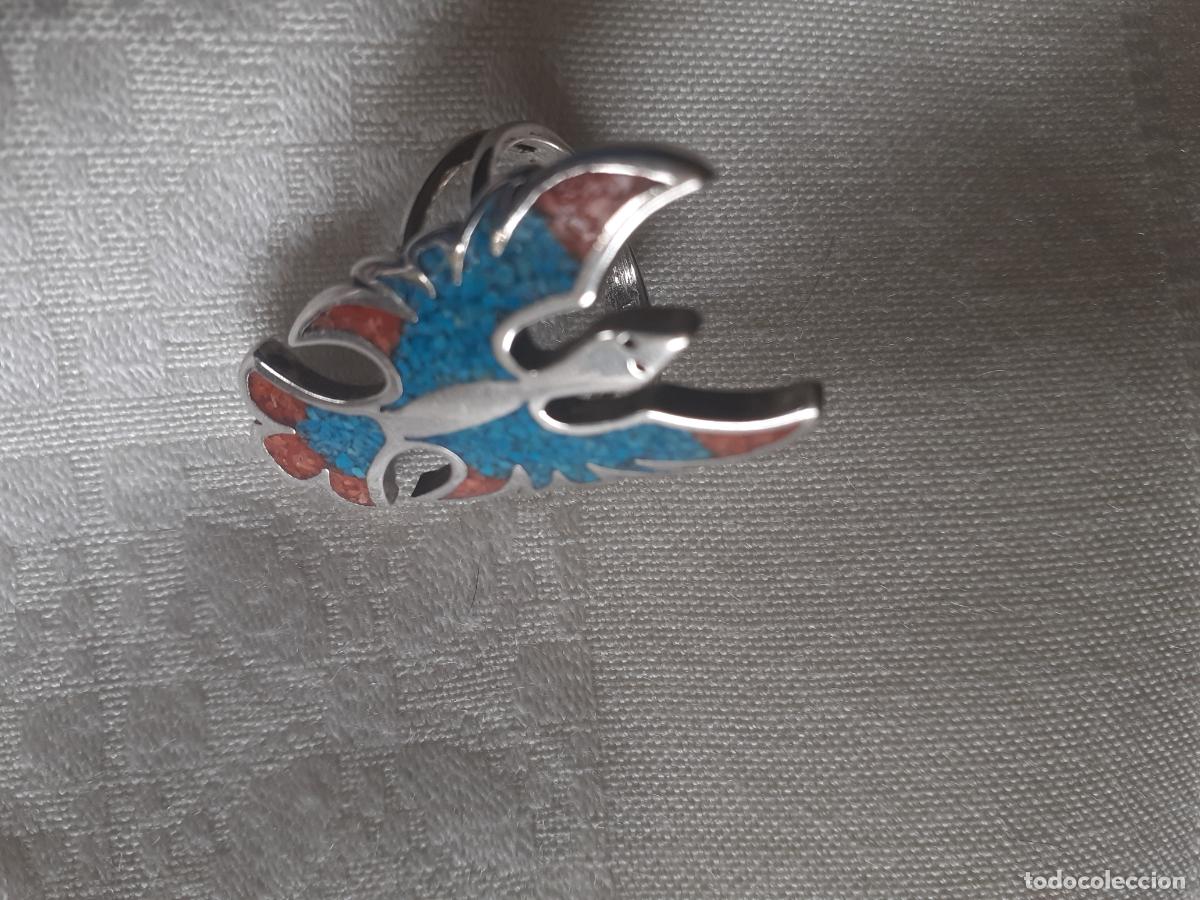 Artesan&iacute;a: Anillo Navajo plata e incrustaciones - Foto 6