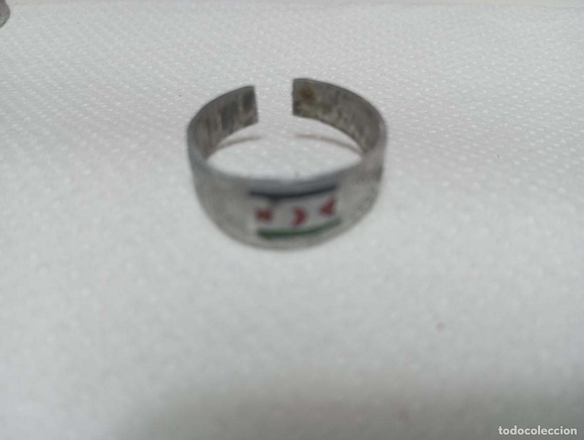 Artesan&iacute;a: anillo lat&oacute;n bandera 2 - Foto 1