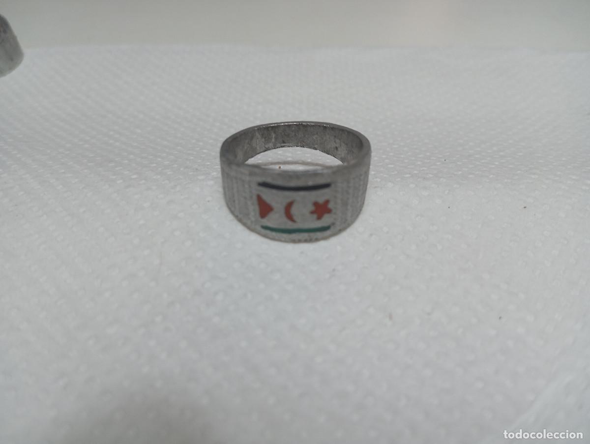 Artesan&iacute;a: anillo lat&oacute;n bandera 3 - Foto 1