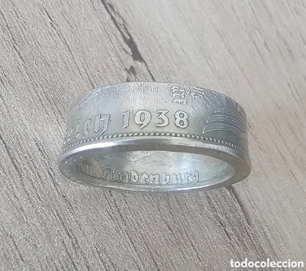 Artesan&iacute;a: Anillo de Plata 2 Reichsmark - Foto 2