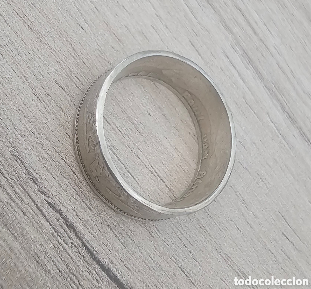 Artesan&iacute;a: Anillo de Plata 2 Reichsmark - Foto 4