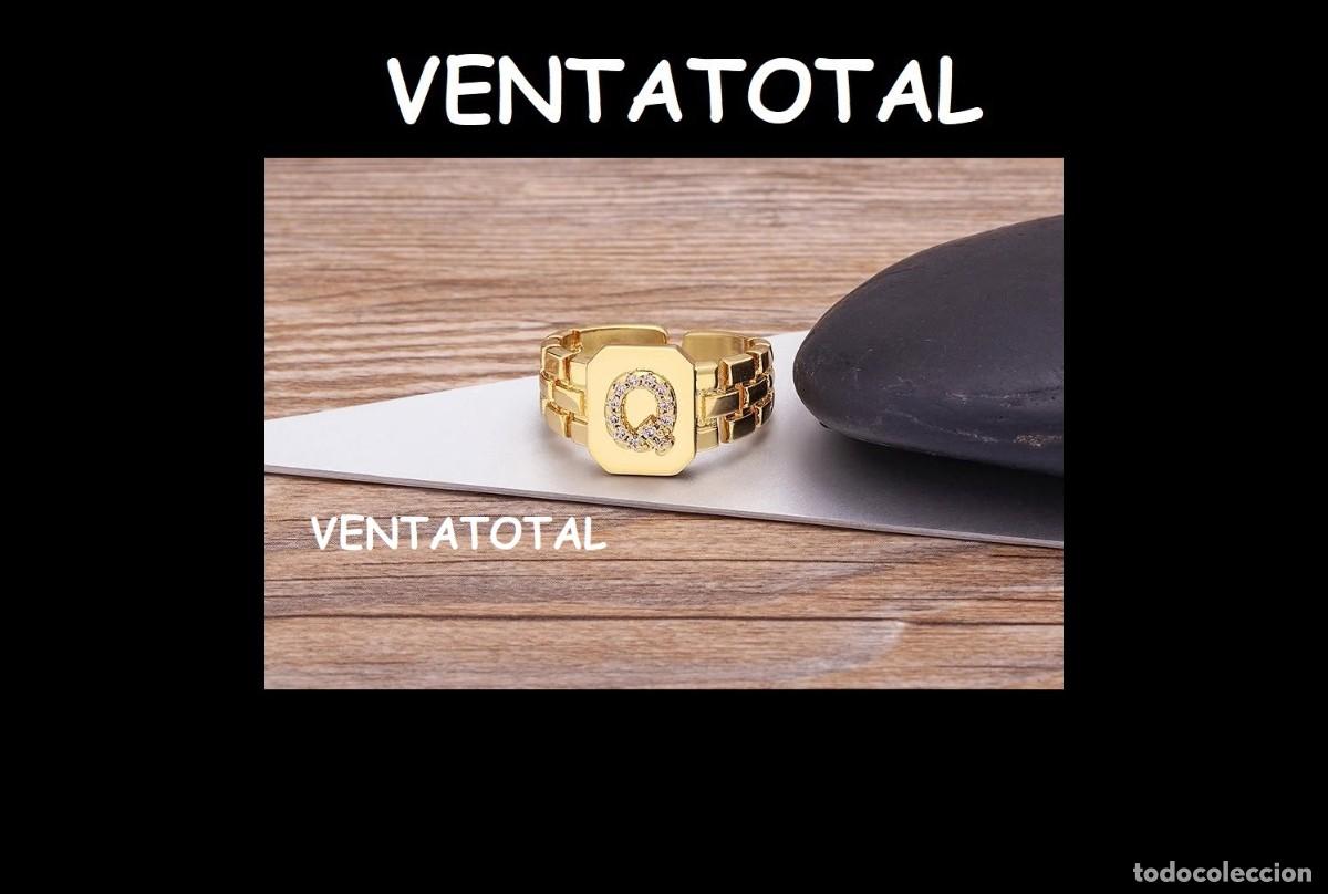Artesan&iacute;a: ELEGANTE ANILLO CON LA INICIA Q ES DE ORO DE 22 KILATES LAMINADO LEER DENTRO DESCRIPCION ETC