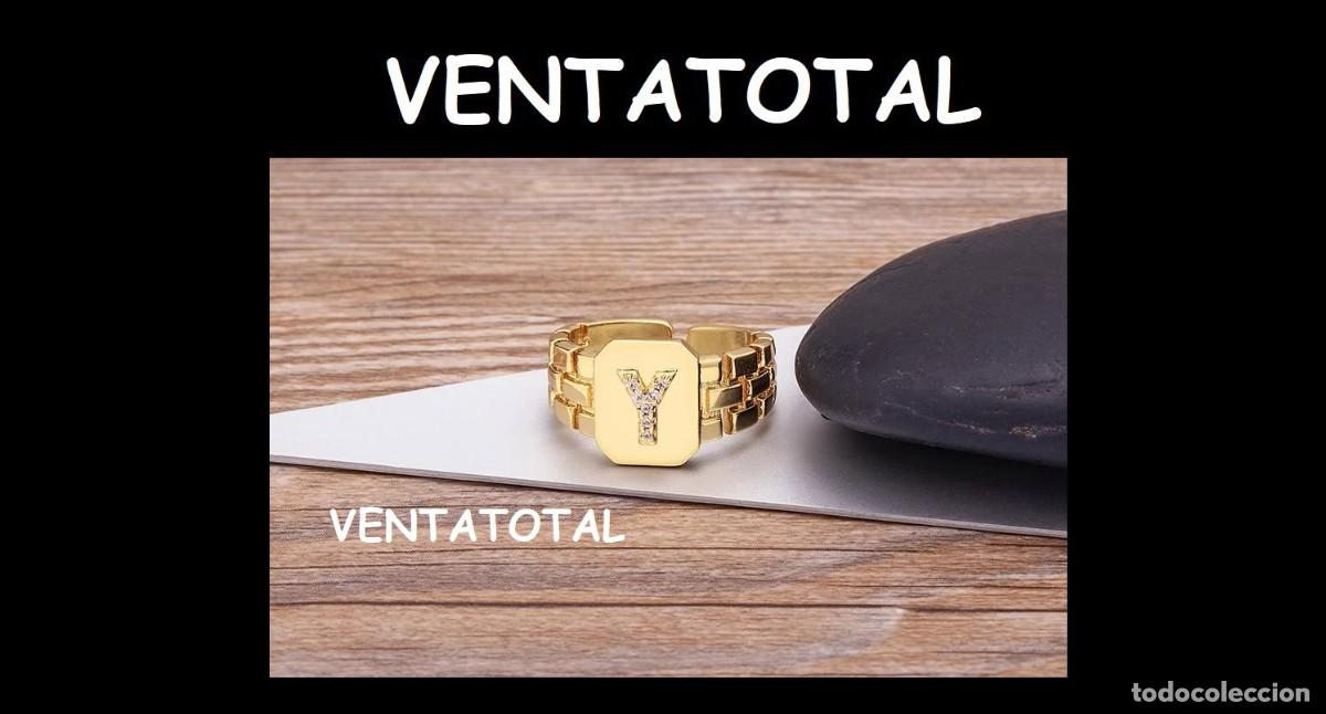 Artesan&iacute;a: ELEGANTE ANILLO CON LA INICIA Y ES DE ORO DE 22 KILATES LAMINADO LEER DENTRO DESCRIPCION ETC