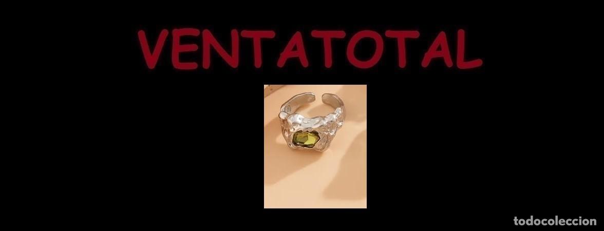 Artesan&iacute;a: SORTIJA ADAPTABLE DE ORO BLANCO DE 18 KILATES LAMINADO - CON TIPO PERIDOT PESA 4,6 GRAMOS