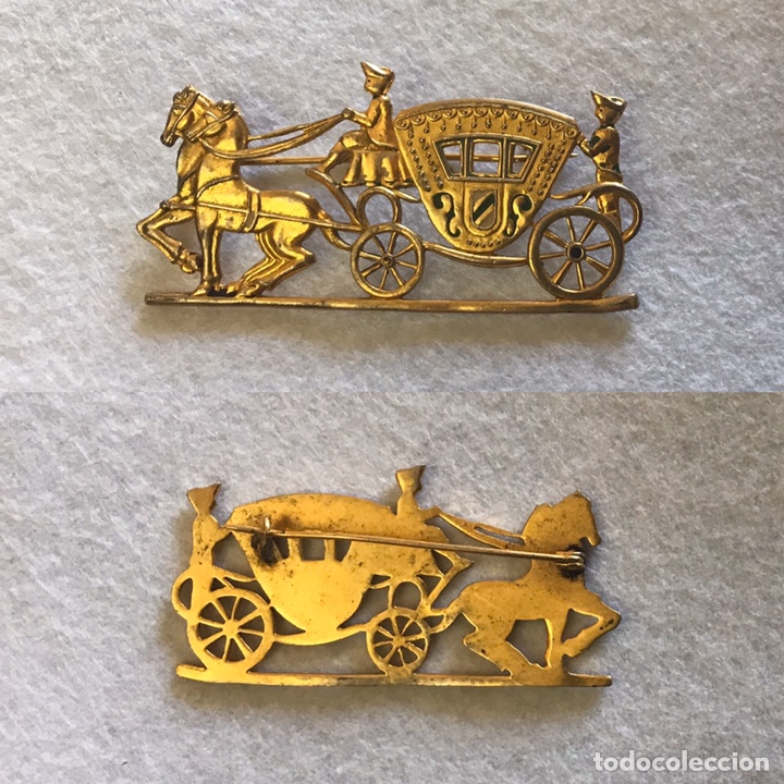 Artesan&iacute;a: ANTIGUO BROCHE CARRUAJE - Foto 1
