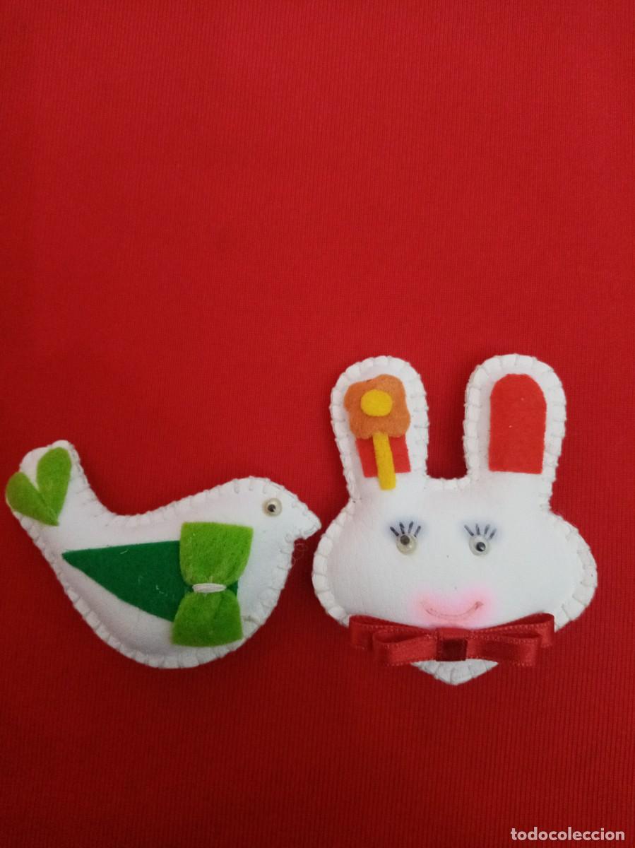 Artesan&iacute;a: Broches, conejo, pajarito - Foto 1