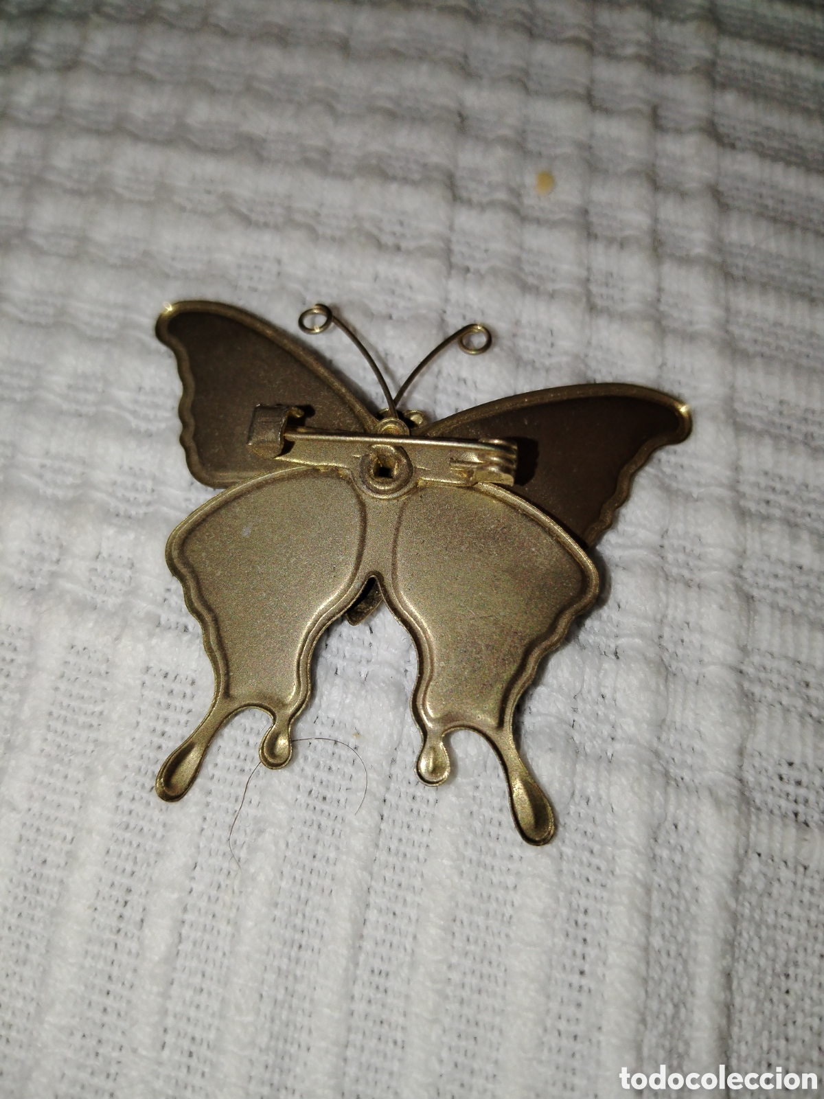 Artesan&iacute;a: Bonito broche de mariposa. - Foto 2