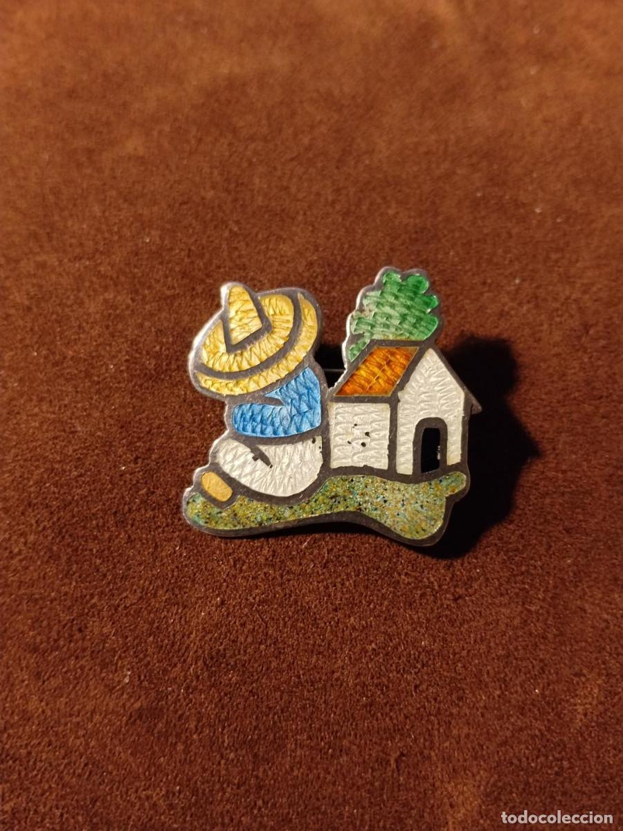Artesanato e Manualidades: Broche en plata sterling 925 esmaltado &ndash; Hecho en M&eacute;xico &ndash; pieza artesanal vintage