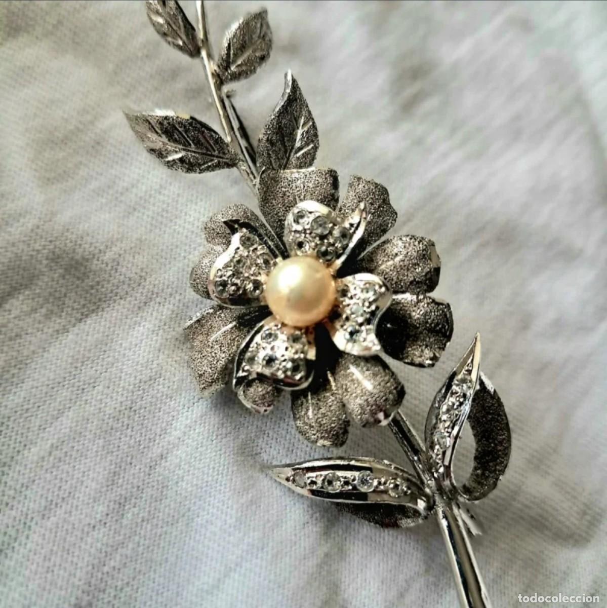 Artesan&iacute;a: Broche Flor Estilo Arte Nouveau