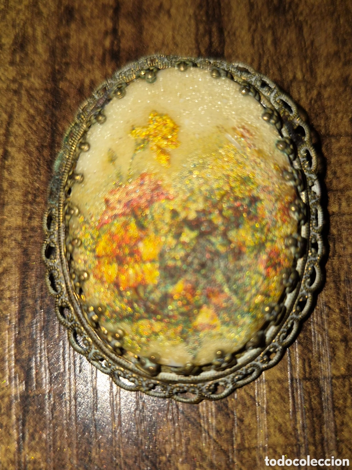 Artesan&iacute;a: ​Broche Antiguo S. XIX - Princ. XX - Colecci&oacute;n Burgues&iacute;a Catalana (Familias Robert y Casas) Montura