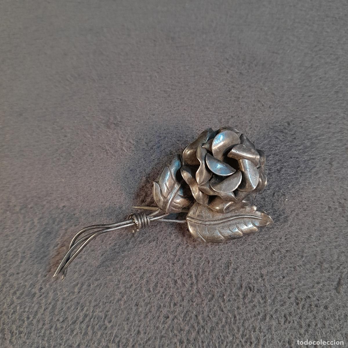 Artesan&iacute;a: J-4634. BROCHE DE PLATA. LANG. 1950