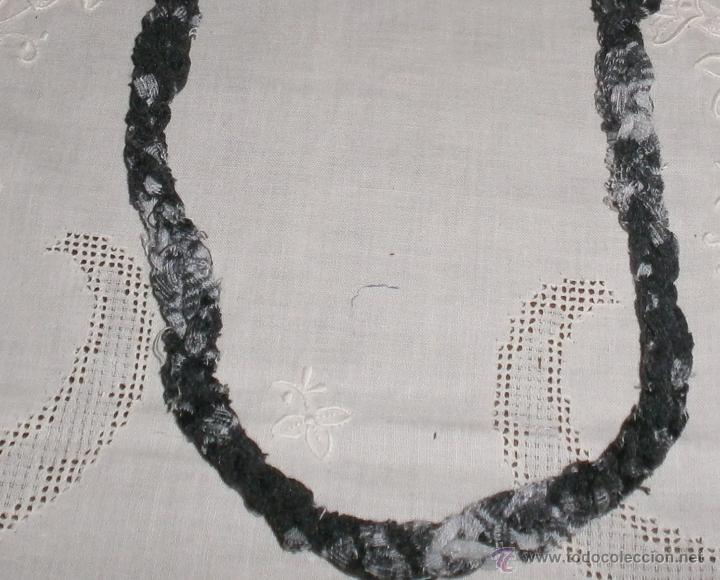 Artesanía: Collar largo - negro/grises - irregular - artesanal - Foto 2 - 40446561