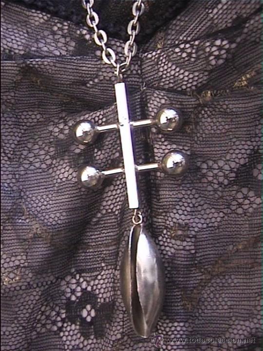 Artesan&iacute;a: COLLAR METAL PLATEADO 44CM - Foto 2