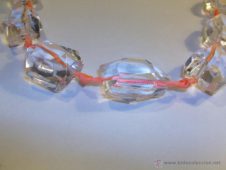 Artesan&iacute;a: COLLAR CON ADORNOS TRANSPARENTES - Foto 2