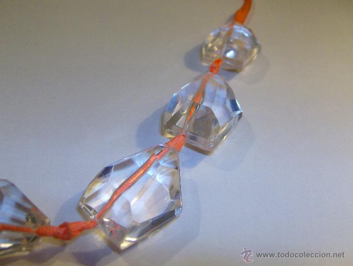 Artesan&iacute;a: COLLAR CON ADORNOS TRANSPARENTES - Foto 4