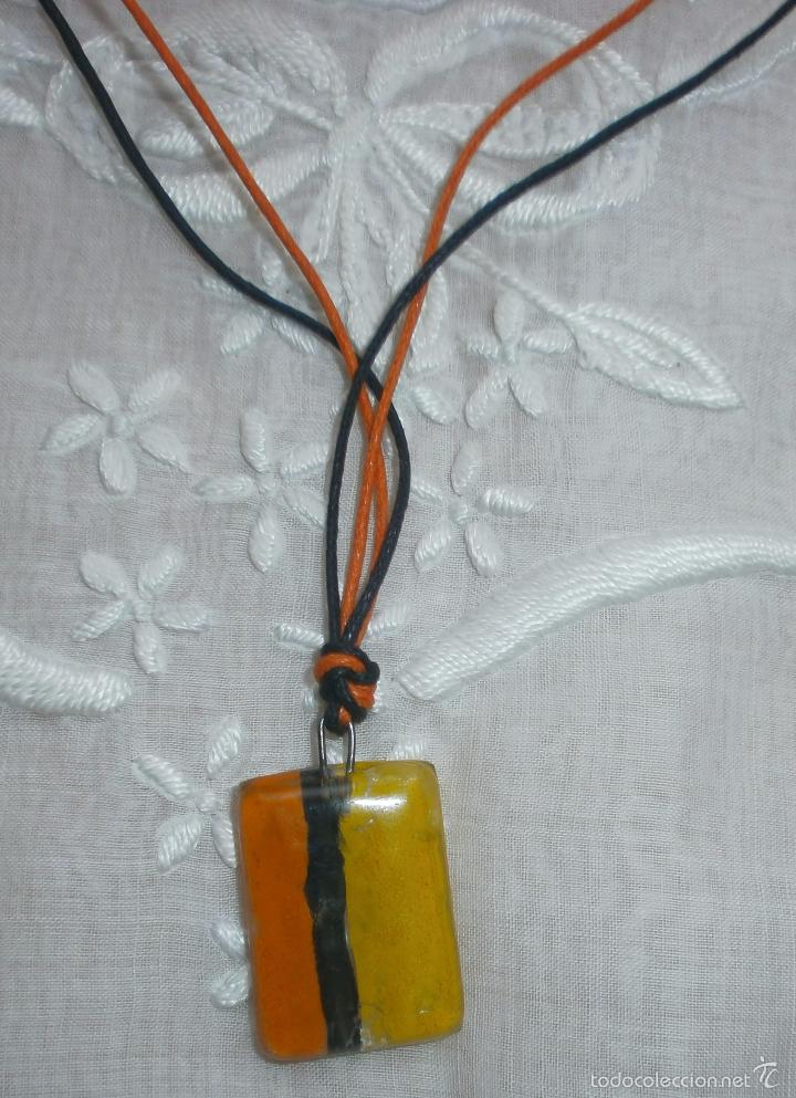 Artesan&iacute;a: A19 Collar cristal -rectangular - adaptable hasta 45cm - Foto 1