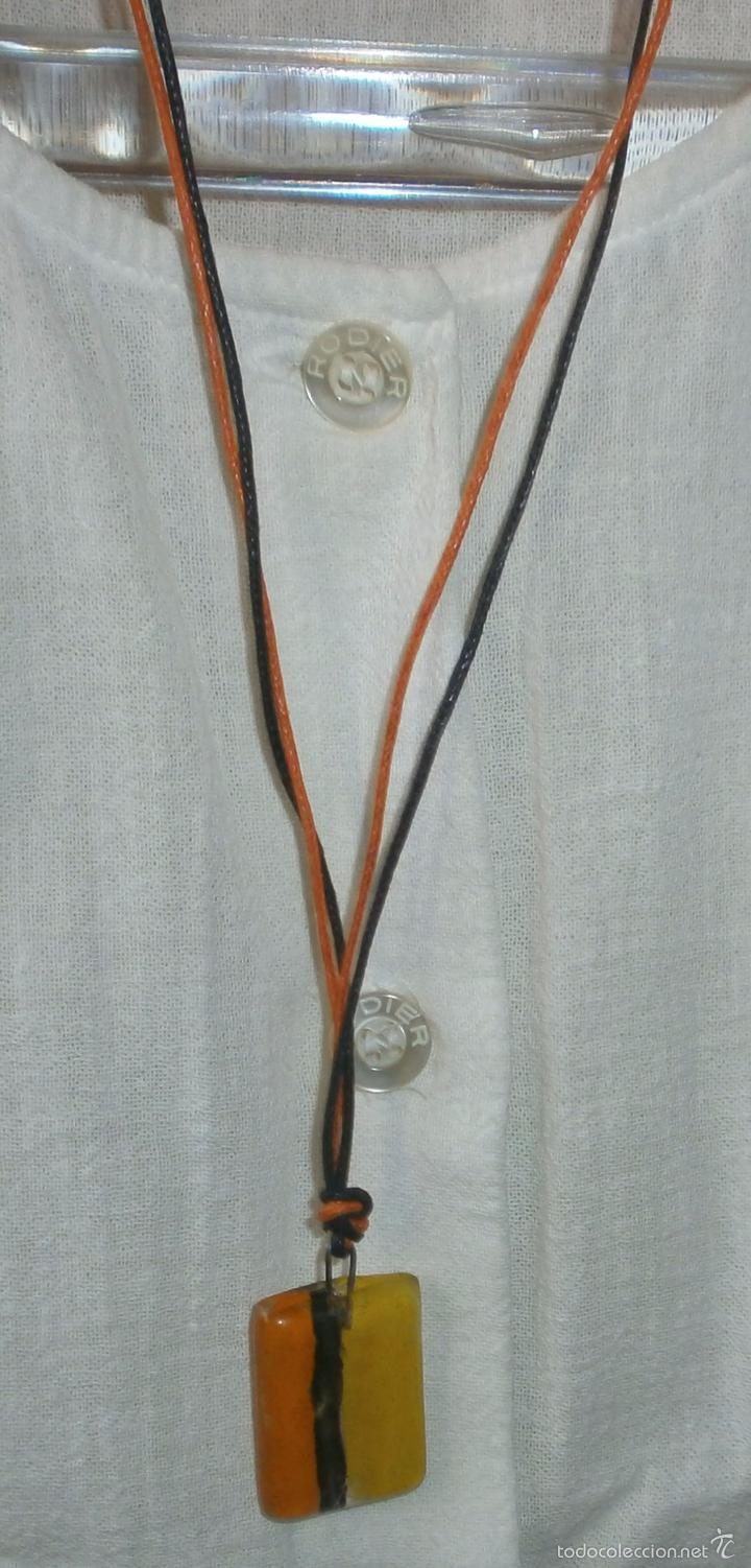 Artesan&iacute;a: A19 Collar cristal -rectangular - adaptable hasta 45cm - Foto 2