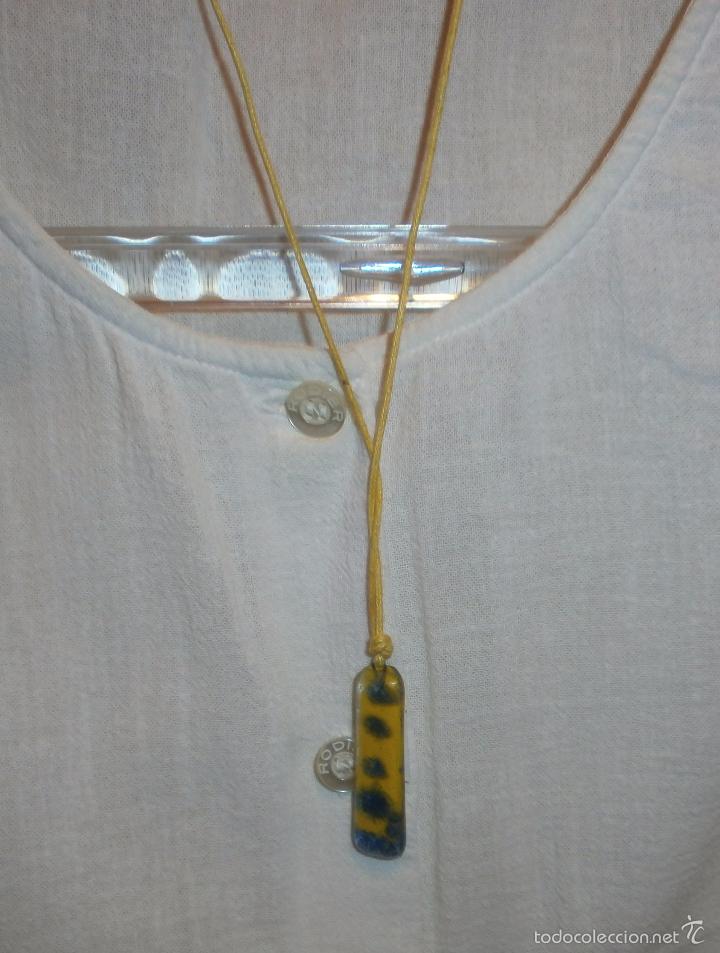 Artesan&iacute;a: A14 Collar cristal - rectangular - adaptable hasta 35/37cm - Foto 3