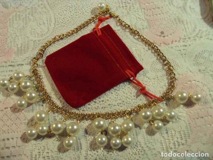 Artesan&iacute;a: gargantilla de perlas de imitaci&oacute;n - Foto 1