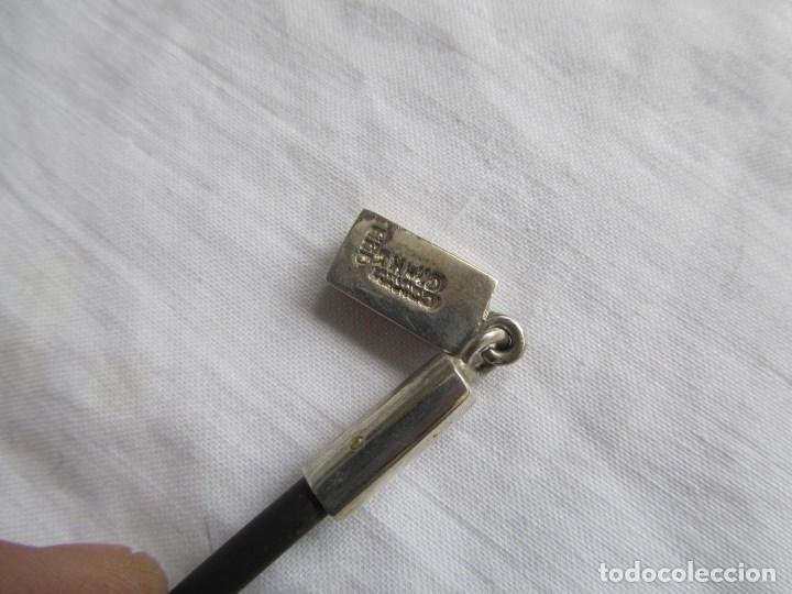 Artesan&iacute;a: Collar de plata 925 y caucho - Foto 6