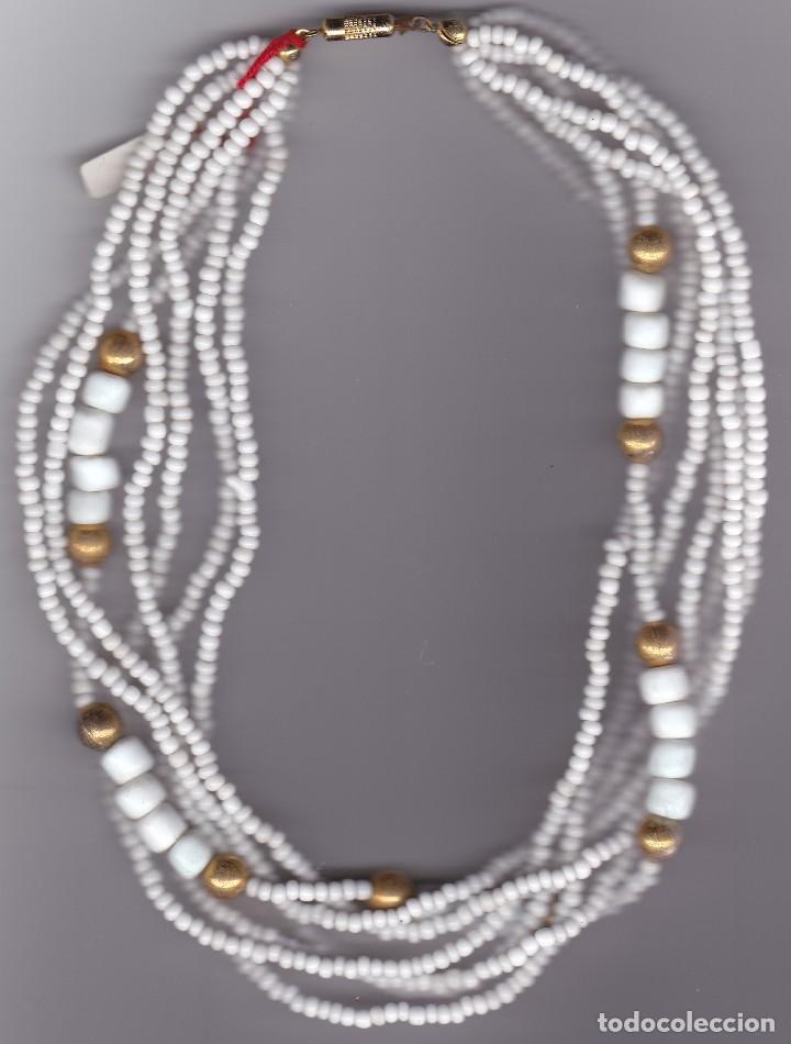 Artesan&iacute;a: GARGANTILLA ROCALLA BLANCA - Foto 1
