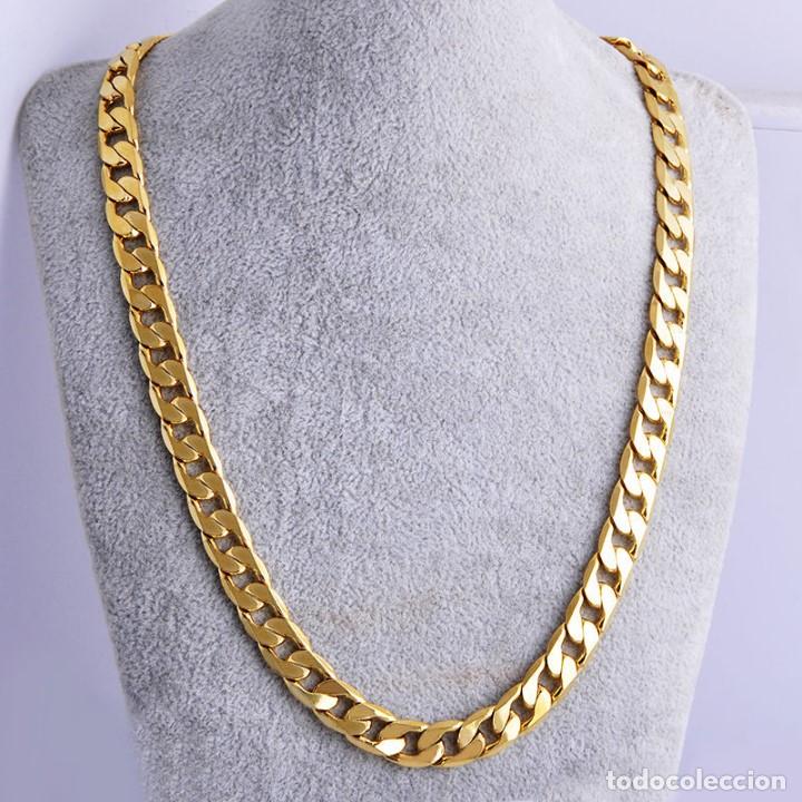 Terrible Oblicuo Antemano cadena de oro laminado de 18 kilates vintage - - Buy Handcrafted necklaces  on todocoleccion