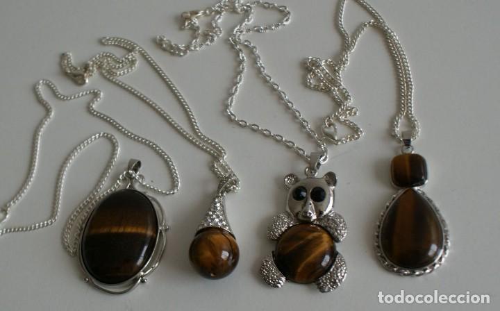 Artesan&iacute;a: LOTE DE 4 COLLARES. NUEVOS - Foto 2