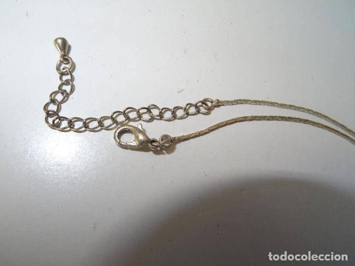 Artesan&iacute;a: COLLAR DE SIMIL BRILLANTES ROSA Y PLATA - Foto 3