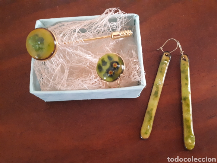 Artesan&iacute;a: Pendientes esmalte artesanal - Foto 2