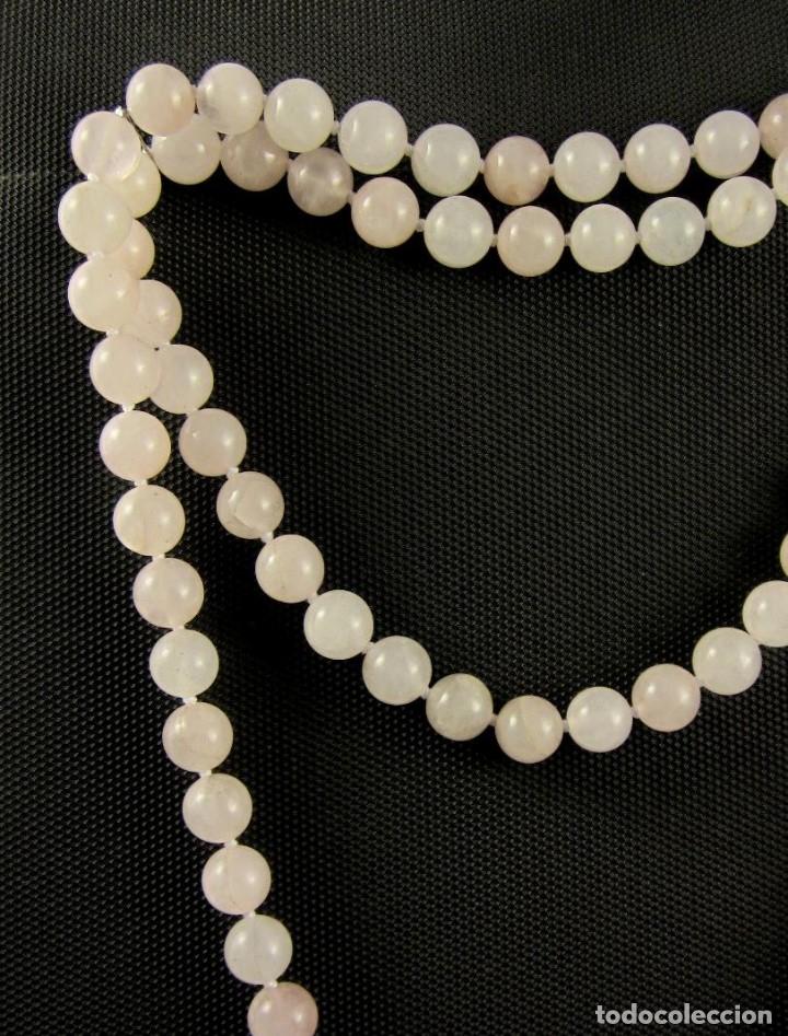 Artesan&iacute;a: Collar de Cuarzo rosa (95 cm) - Foto 1