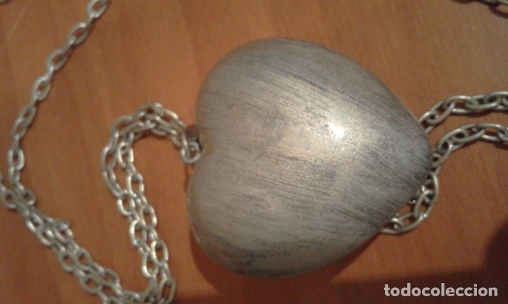 Artesan&iacute;a: colgante corazon con cadena - Foto 2