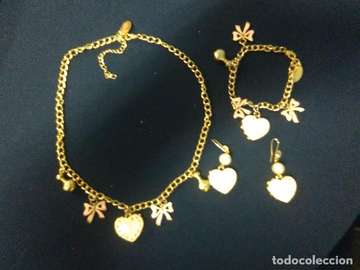 Artesan&iacute;a: CONJUNTO GARGANTILLA`PULSERA Y PENDIENTES - Foto 1
