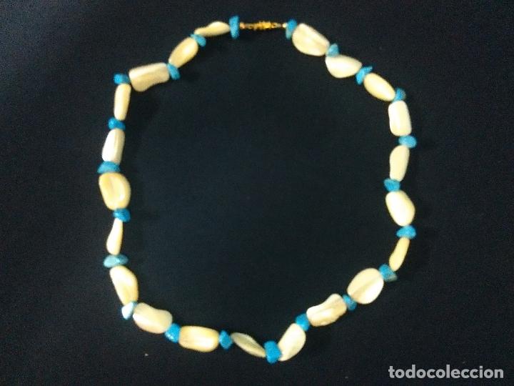 Artesan&iacute;a: GARGANTILLA NACAR PIEDRA - Foto 1