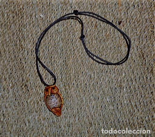 Artesan&iacute;a: Collar concha caracol con forma de Buho - Foto 3