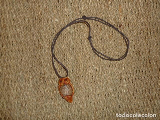 Artesan&iacute;a: Collar concha caracol con forma de Buho - Foto 5