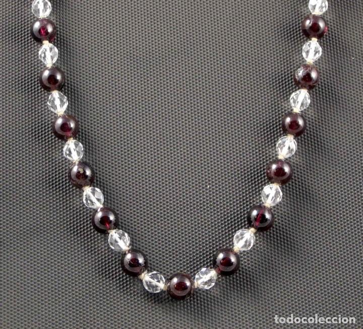 Artesan&iacute;a: Collar de Granates y Cristal austr&iacute;aco - Foto 1