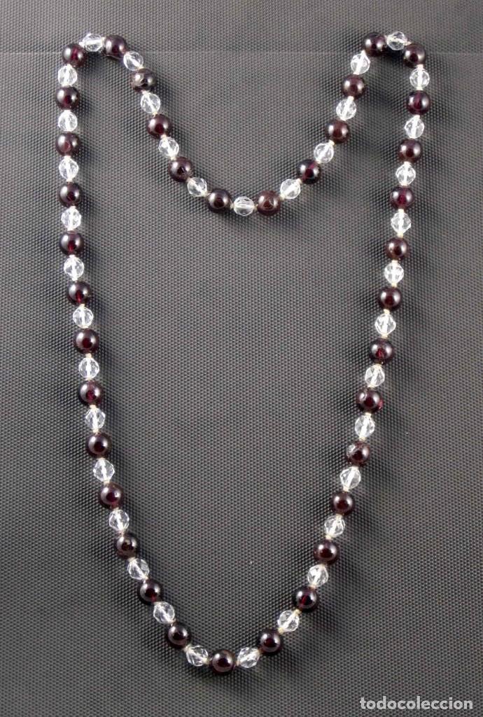 Artesan&iacute;a: Collar de Granates y Cristal austr&iacute;aco - Foto 2