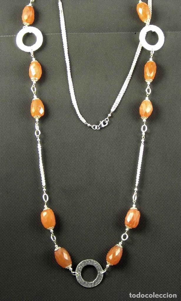 Artesan&iacute;a: Collar de Cornalina y Plata - Foto 2
