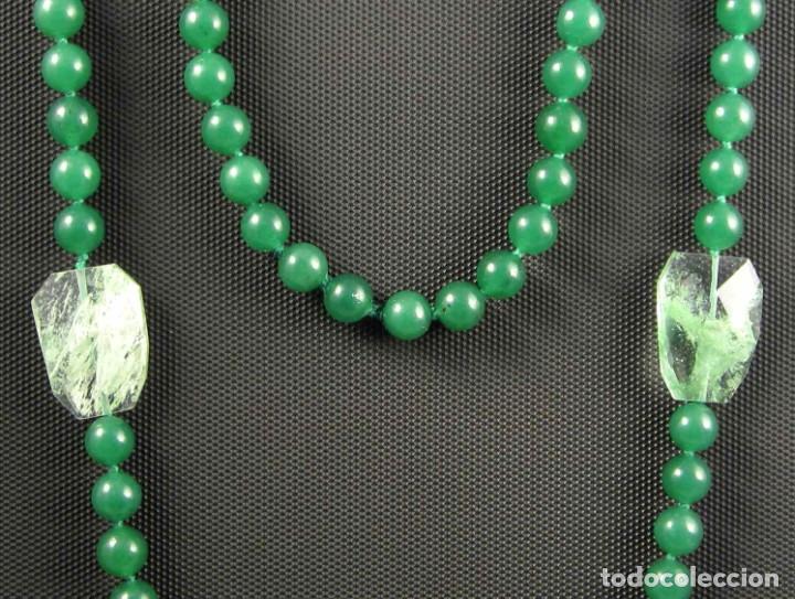 Artesan&iacute;a: Collar de &Aacute;gata y Cuarzo. - Foto 1