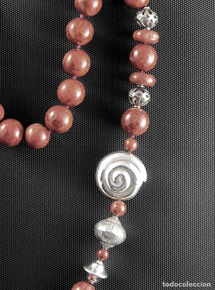 Artesan&iacute;a: Collar de Coral esponja y Plata - Foto 1