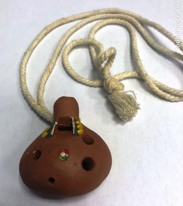 Artesan&iacute;a: Collar con silvato de barro - Foto 4