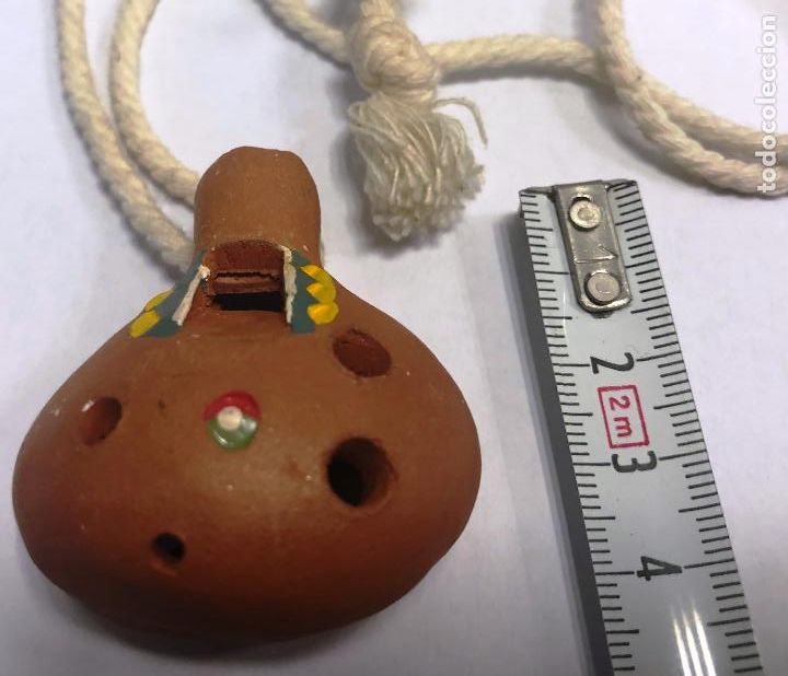 Artesan&iacute;a: Collar con silvato de barro - Foto 1