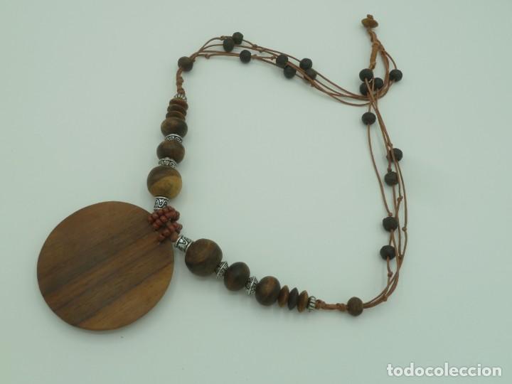 Artesan&iacute;a: Collar de madera ... - Foto 2
